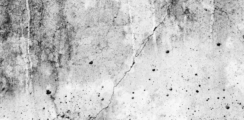 Gray and white wall may used as background. Shabby white  cement texture