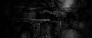 Korkutucu koyu grunge gotik tasarımı. korku siyah arkaplan