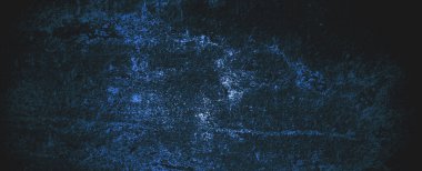 Grunge Donanması koyu mavi arka plan. Mavi duvar korkunç. Siyah ya da mavi çimento dokusu