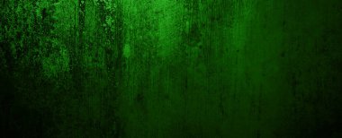 Yeşil duvar grunge dokusu. Koyu yeşil çimento