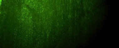 Yeşil duvar grunge dokusu. Koyu yeşil çimento