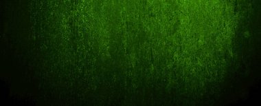 Yeşil duvar grunge dokusu. Koyu yeşil çimento
