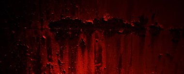 Kızıl Grunge duvar dokusu. Koyu kırmızı grunge arka planı. Korku Çimento dokusu