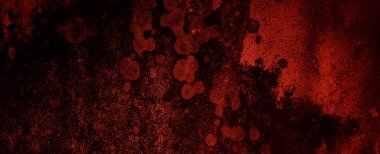 Kızıl Grunge duvar dokusu. Koyu kırmızı grunge arka planı. Korku Çimento dokusu