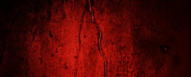 Kızıl Grunge duvar dokusu. Koyu kırmızı grunge arka planı. Korku Çimento dokusu