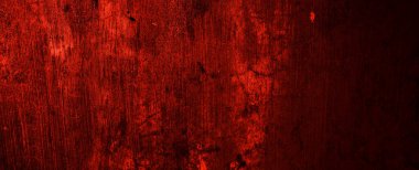Kızıl Grunge duvar dokusu. Koyu kırmızı grunge arka planı. Korku Çimento dokusu