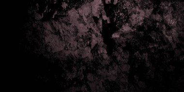 Koyu kahverengi eski püskü duvarlar. Korkunç çimento dokusu.