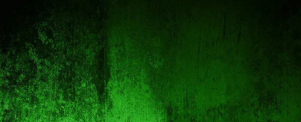 Green Wall Grunge Texture Dark Green Black Cement — Stock Photo, Image