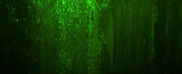 Textura Grunge Pared Verde Cemento Negro Verde Oscuro — Foto de Stock