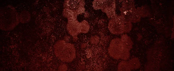 赤のグラウンジの壁のテクスチャ 濃い赤のグランジの背景 ホラーセメントの質感 — ストック写真
