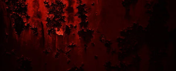 Texture Parete Red Grunge Sfondo Grunge Rosso Scuro Struttura Horror — Foto Stock