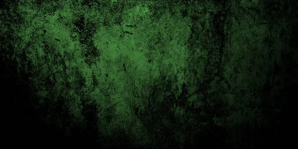 Dunkelgrüne Schäbige Wände Beängstigende Zementstruktur — Stockfoto