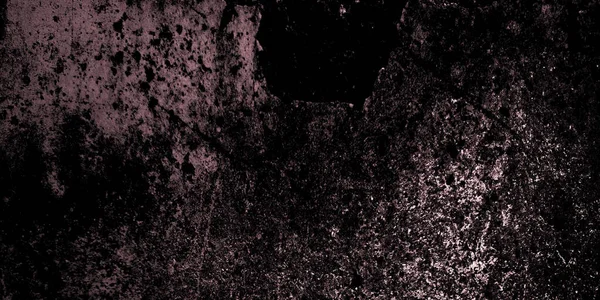 黑色的栗色斑斑的墙壁 可怕的水泥质感 — 图库照片