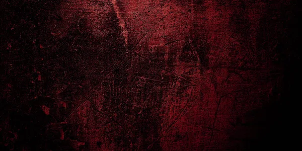 Fondo Terror Rojo Negro Grunge Oscuro Textura Roja Hormigón —  Fotos de Stock