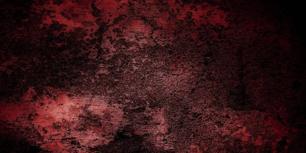 Fond Horreur Rouge Noir Texture Rouge Grunge Foncé Béton — Photo