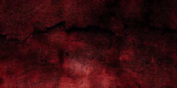 Fundo Horror Vermelho Preto Grunge Escuro Textura Vermelha Concreto — Fotografia de Stock