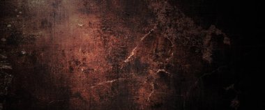 Koyu Grunge ve Tırmalanmış Duvar Arkaplan Dokusu