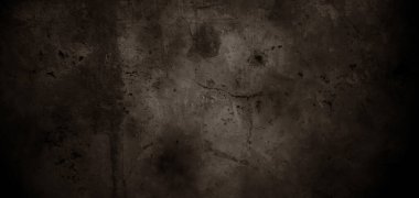 Eski Grunge Arkaplanı, Çatlaklı Karanlık Çimento