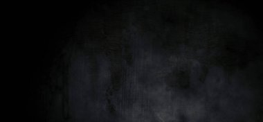 Koyu Grunge Çimento Arkaplanında çizikler, Korku Duvarı dokusu