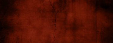 Arka plan için korkutucu renkli duvar dokusu. Koyu çimento ve füme poster..