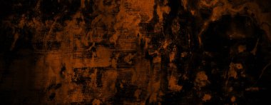 Arka plan için korkutucu renkli duvar dokusu. Koyu çimento ve füme poster..