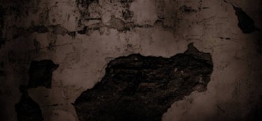 Koyu çimento korkunç arka plan. Koyu grunge kırmızı desen beton