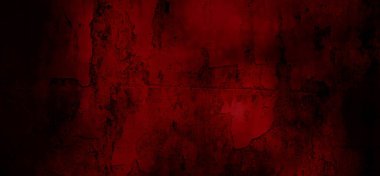 Koyu çimento korkunç arka plan. Koyu grunge kırmızı desen beton