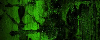 Korkunç kirli beton duvar.