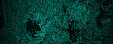 Korkunç kirli beton duvar.