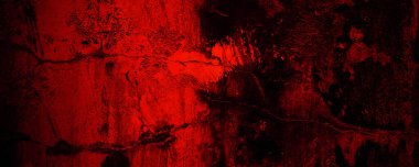 Korkunç kirli beton duvar.