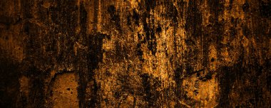 Korkunç kirli beton duvar.