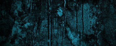 Korkunç kirli beton duvar.