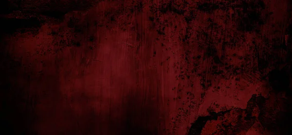 Fondo Aterrador Terror Cemento Oscuro Grunge Oscuro Textura Roja Hormigón — Foto de Stock
