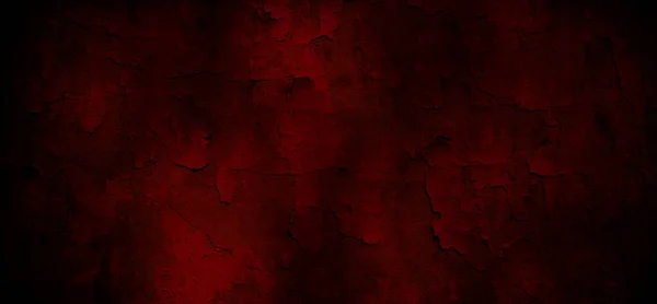 Dunkler Zementgrauen Gruselt Vor Sich Hin Dark Grunge Red Texture — Stockfoto