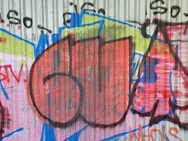 Staré Útržky Plakátového Papíru Zdi Pozadí Graffiti Zdi Grunge Plakáty — Stock fotografie