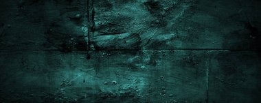 Arka plan için koyu mavi çimento dokusu. Korkunç çimento