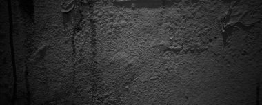 Arka plan için koyu gri çimento dokusu. Korkunç çimento