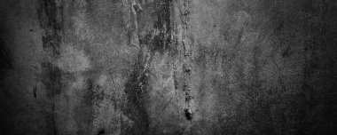 Arka plan için koyu gri çimento dokusu. Korkunç çimento