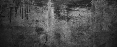 Arka plan için koyu gri çimento dokusu. Korkunç çimento