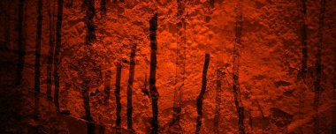 Arkaplan için koyu korkunç çimento dokusu.