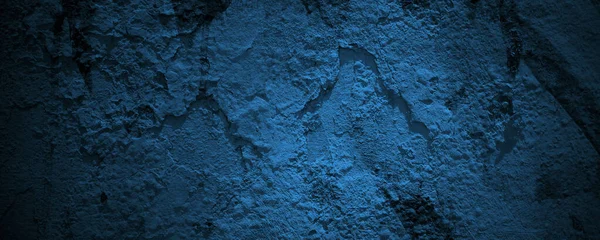 背景为深蓝色水泥质感 可怕的水泥 — 图库照片