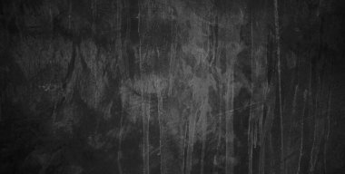 Siyah siyah grunge arkaplan ve siyah beton duvar dokusu.