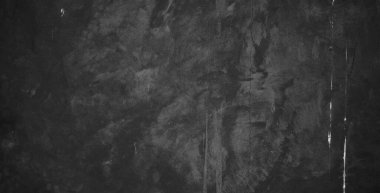 Siyah siyah grunge arkaplan ve siyah beton duvar dokusu.