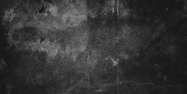 Siyah siyah grunge arkaplan ve siyah beton duvar dokusu.