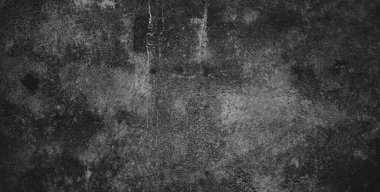 Siyah siyah grunge arkaplan ve siyah beton duvar dokusu.