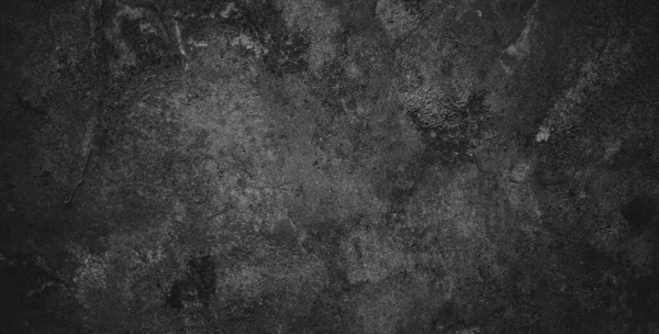 Schwarzer Dunkler Grunge Hintergrund Und Struktur Der Schwarzen Betonwand — Stockfoto