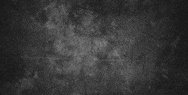 Siyah siyah grunge arkaplan ve siyah beton duvar dokusu.