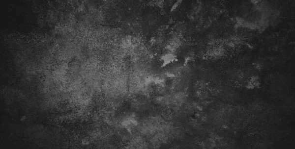 Preto Escuro Grunge Fundo Textura Parede Concreto Preto — Fotografia de Stock