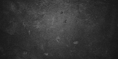 Siyah siyah grunge arkaplan ve siyah beton duvar dokusu.