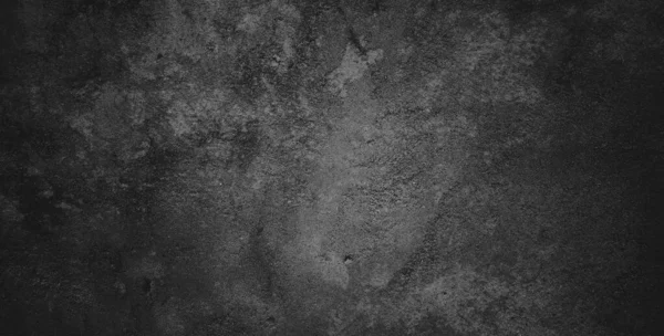 Nero Scuro Grunge Sfondo Texture Nero Muro Cemento — Foto Stock